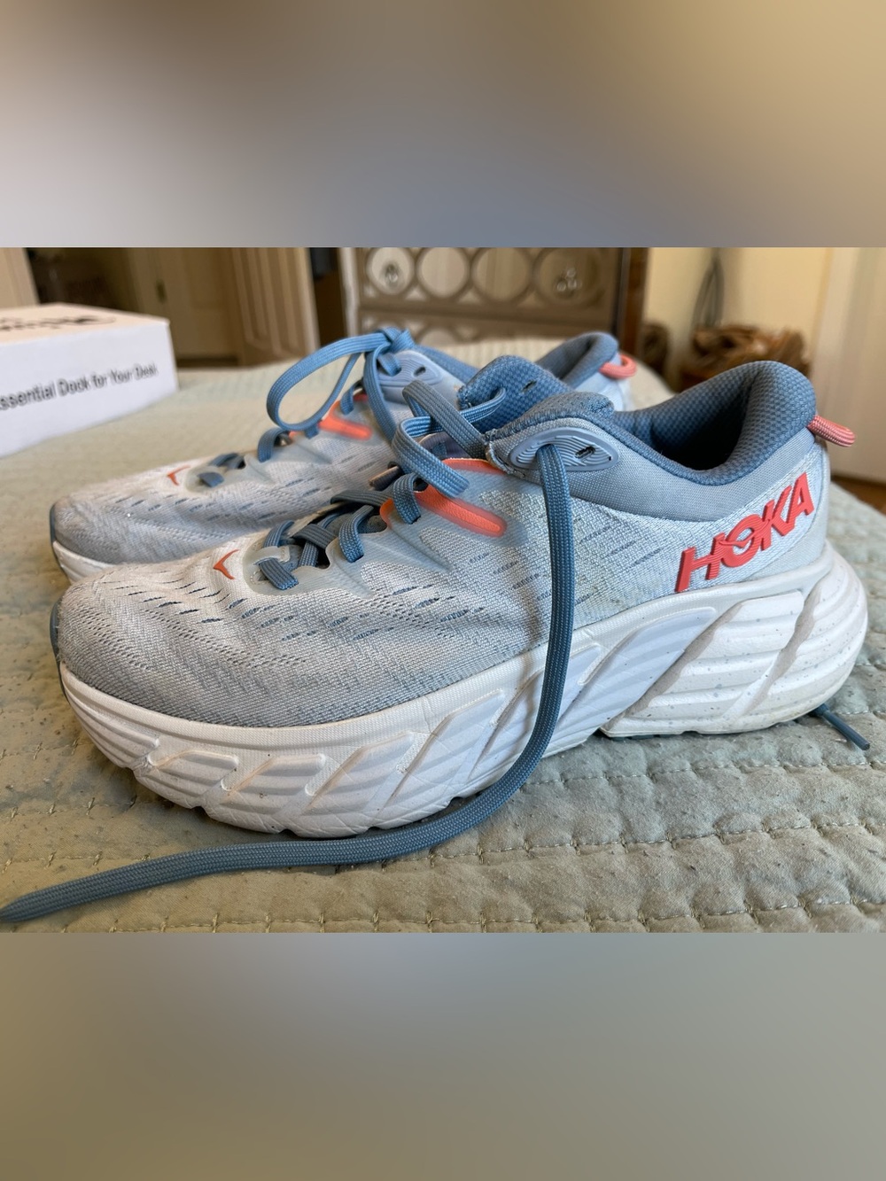 Hoka Gaviota 4 Women's Gray & Pink US 6